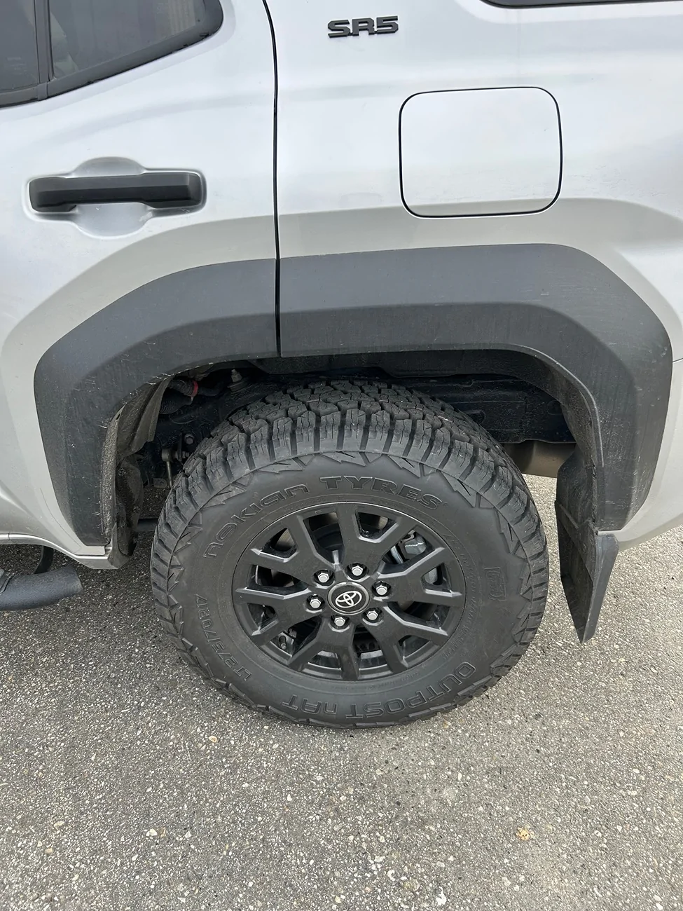 2025 2026 4runner 6th gen 275/70R17 Nokian Outpost nAT tires installed IMG_4456