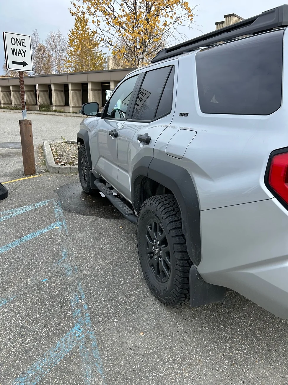 2025 2026 4runner 6th gen 275/70R17 Nokian Outpost nAT tires installed IMG_4455