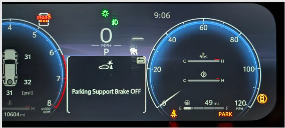 2025 2026 4runner 6th gen HOW TO DEFEAT BACKUP SENSORS? Screenshot 2026-09-24 091322
