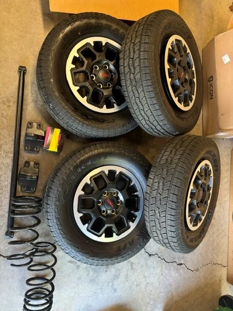 2025 2026 4runner 6th gen ORP Wheels, Tires, Shocks. ORP Tir