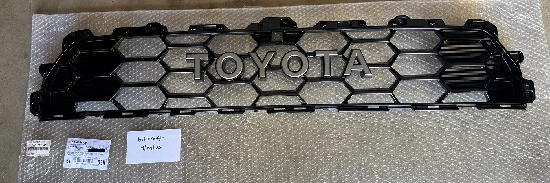 2025 2026 4runner 6th gen WTS: 2025 4runner TRD Pro Grille - 53101-35170 grill-01