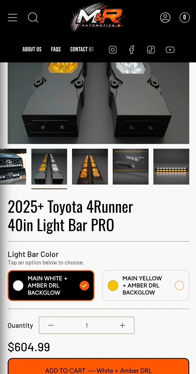 2025 2026 4runner 6th gen Go Big Up Front: 40" PRO Lighting for the 2025+ 4Runner Screenshot_20260930_224147_Brav