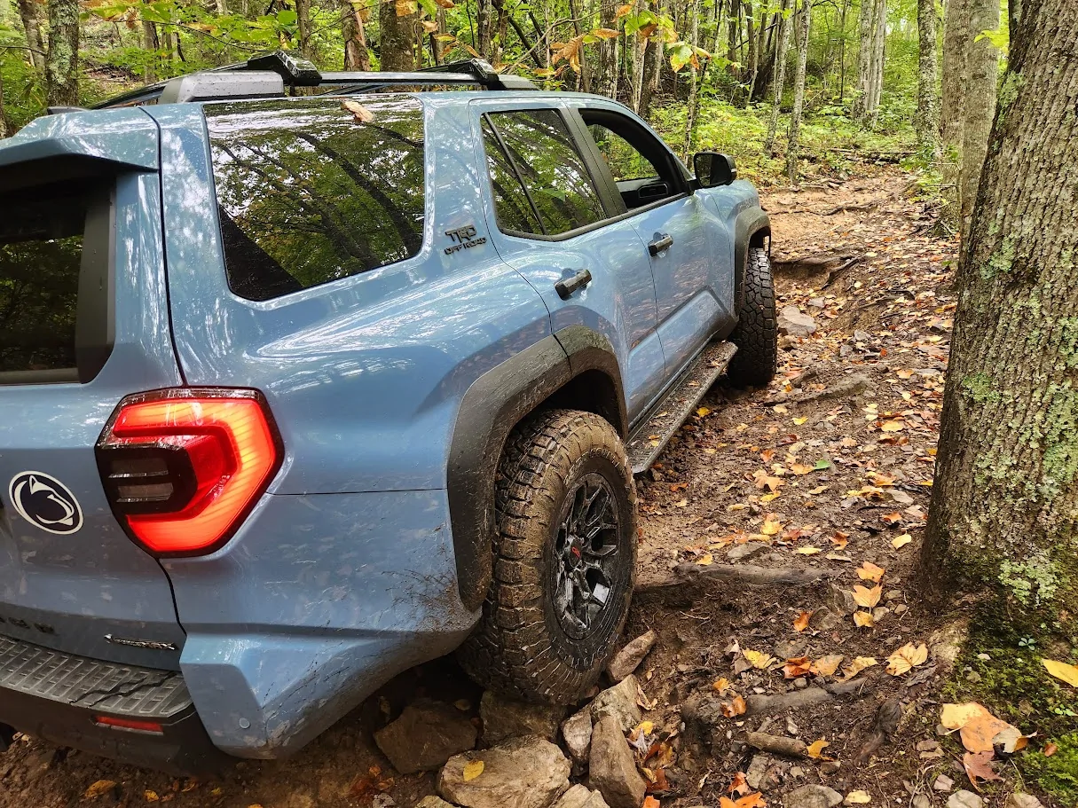 2025 2026 4runner 6th gen Irishman Branch Road (forest service road) Unicoi, TN 20250925_103423