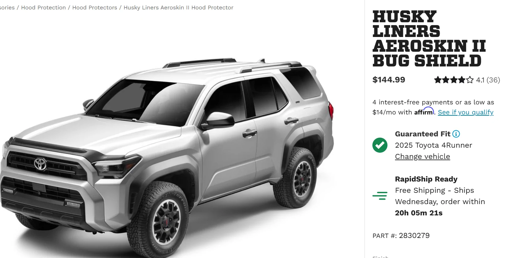 2025 2026 4runner 6th gen Hood Protectors - 6th Gen 4 Runner 1791327346357-2i