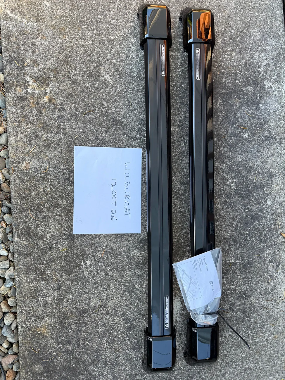 2025 2026 4runner 6th gen FOR SALE: OEM Cross Bars, Tacoma, WA $75 IMG_4192