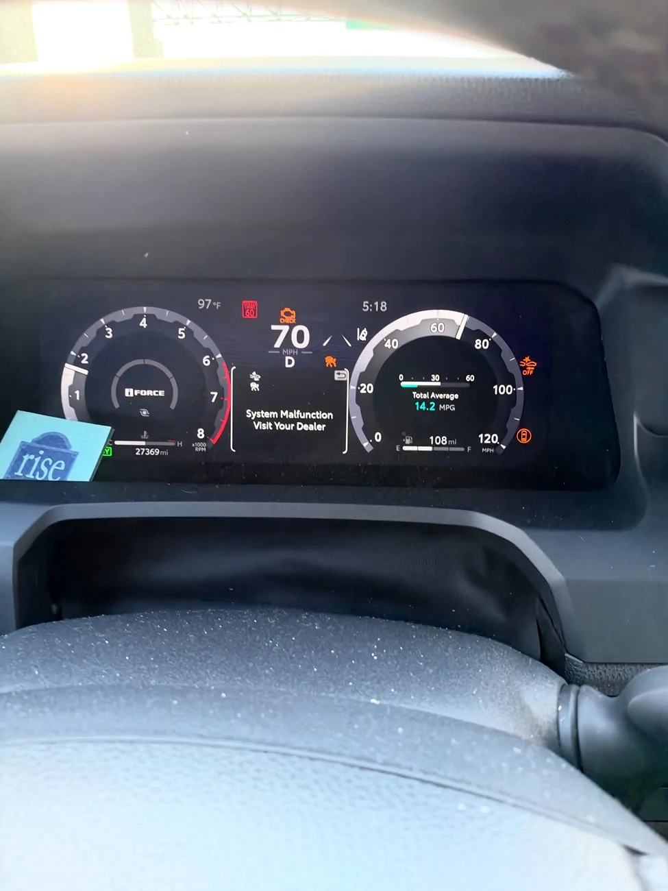 2025 2026 4runner 6th gen Hybrid system malfunction /check engine IMG_0117