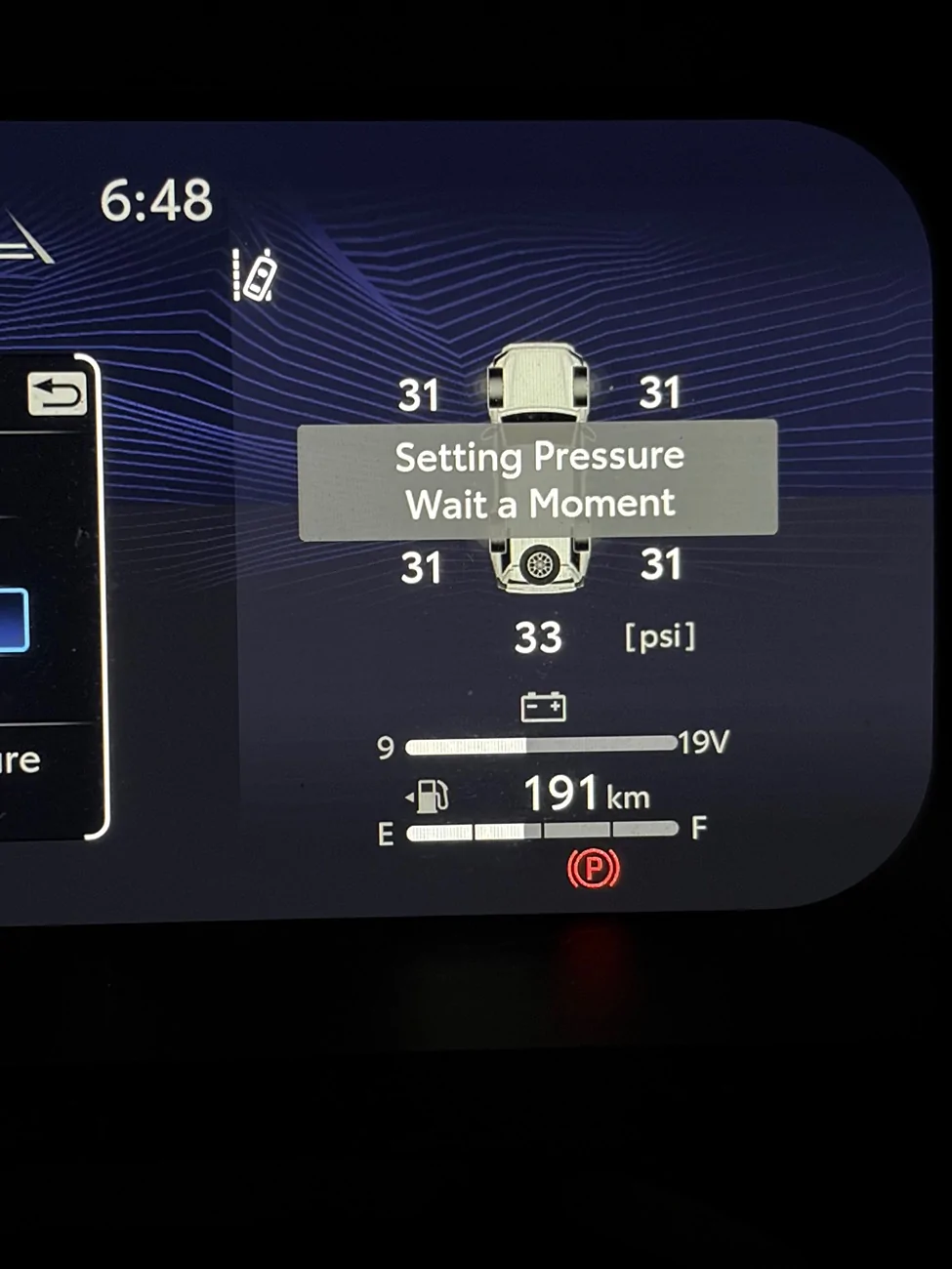 2025 2026 4runner 6th gen Tire pressure warning for spare tire IMG_5069