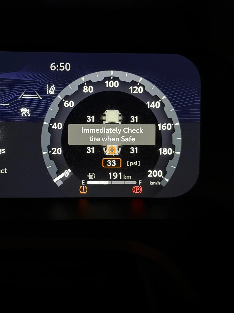 2025 2026 4runner 6th gen Tire pressure warning for spare tire IMG_5071
