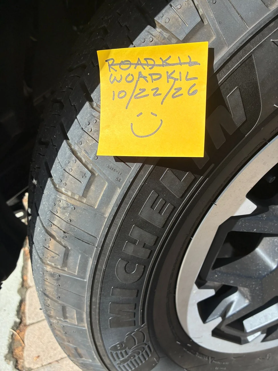 2025 2026 4runner 6th gen Brand New  Michelin take co off tires $400 Rubber Only! IMG_0369[1]