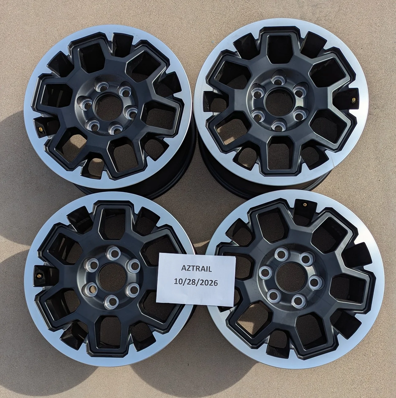 2025 2026 4runner 6th gen Set of 4 OEM TRD Off Road take off wheels for sale Wheels