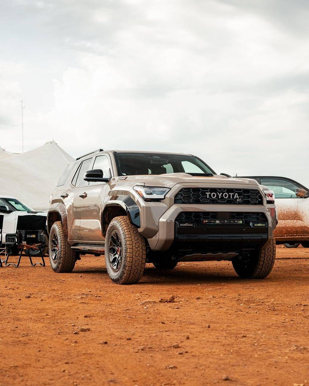 2025 4runner 6th gen Mudbath TRD Pro public sighting mudbath color trd pro 2025 toyota 4runner 6th gen