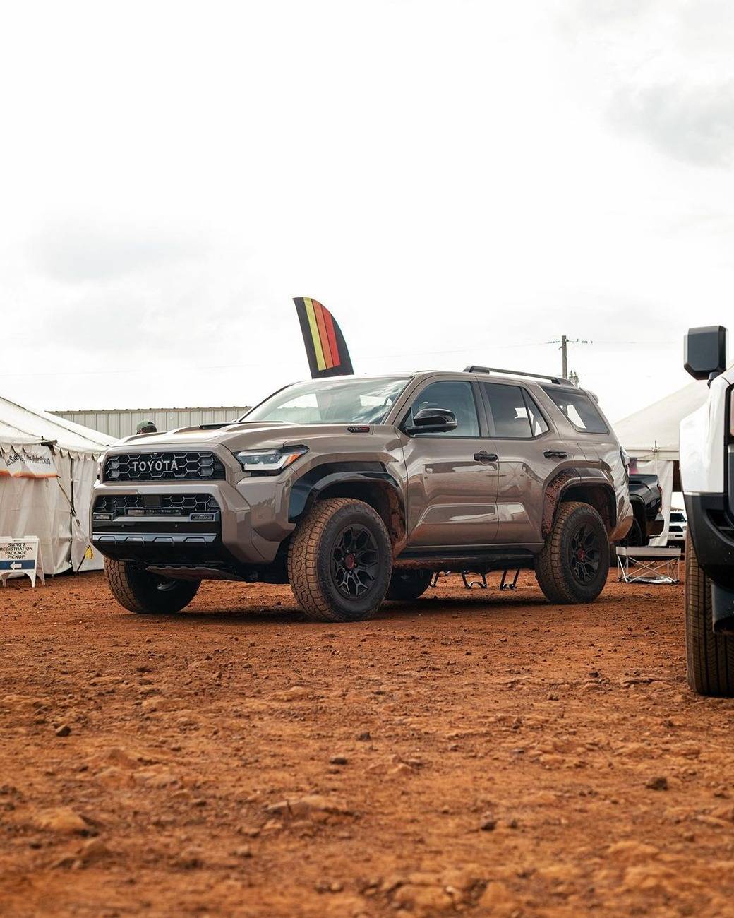 2025 4runner 6th gen Mudbath TRD Pro public sighting mudbath color trd pro 2025 4runner 6th gen
