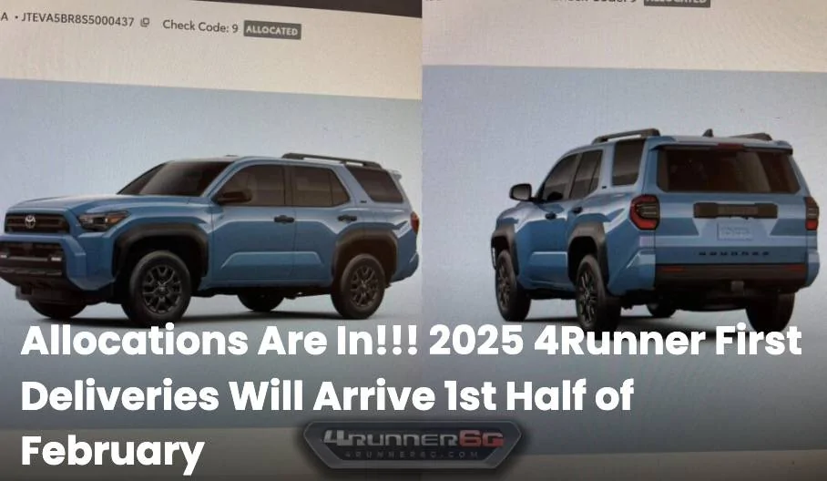 2025 4runner 6th gen 2025 4Runner Spied Testing in Public! First Prototype Pics 2025 4runner allocation