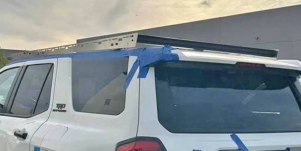 2025 4runner 6th gen First 6th gen 4Runner on 35s, lift kit, aftermarket roof rack  (@ Westcott Designs) 35's tires on 2025 4runner TRD Off-Road 6th gen 2