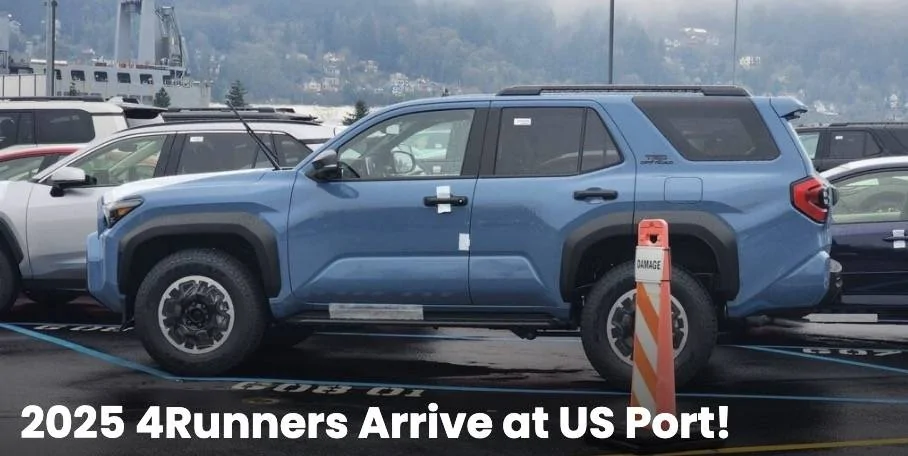 2025 4runner 6th gen Teaser #3: Trailhunter 4Runner (in new green color)! Heritage Blue 2025 4Runner TRD Off-Road at Port Portland Oregon