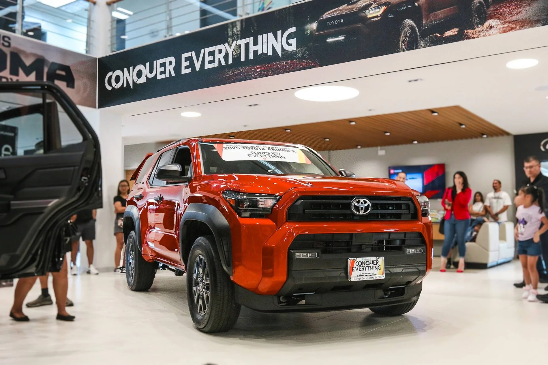 2025 4runner 6th gen SUPERSONIC RED Photos 4Runner 6th Gen (2025+) -black-arrive-at-atkins-kroll-toyota-in-guam-1-jpg