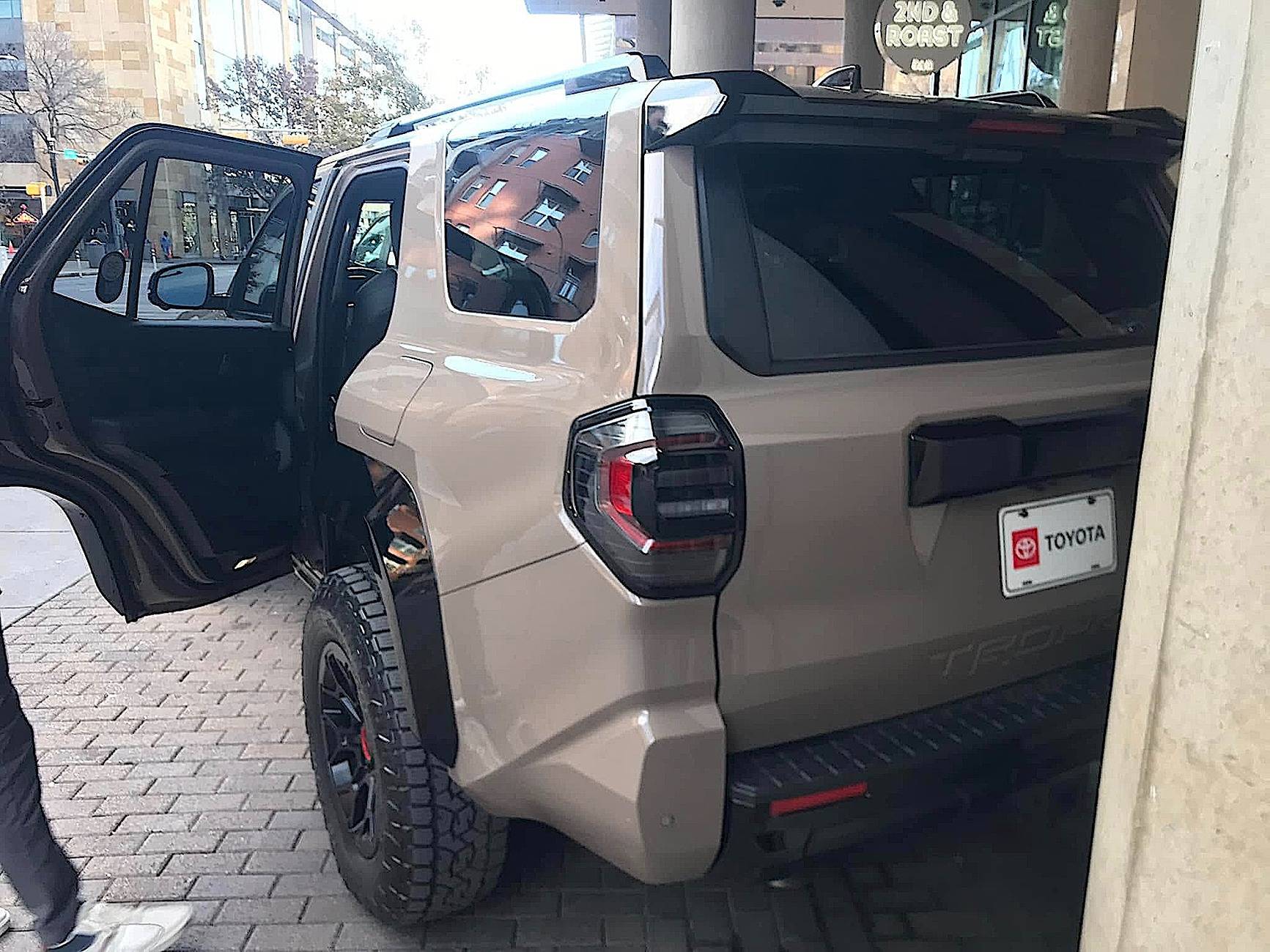 2025 4runner 6th gen Mudbath TRD Pro 4Runner 6th Gen on public display in downtown Austin, TX Mudbath 2025 4Runner TRD Pro 6th Gen austin texas 6