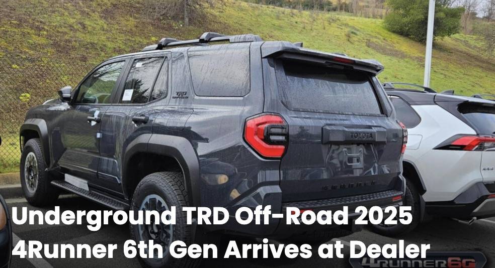 2025 4runner 6th gen Trailhunter 6th Gen 4Runner (Everest color) spotted in the wild Screenshot 2025-01-17 at 1.34.15 PM