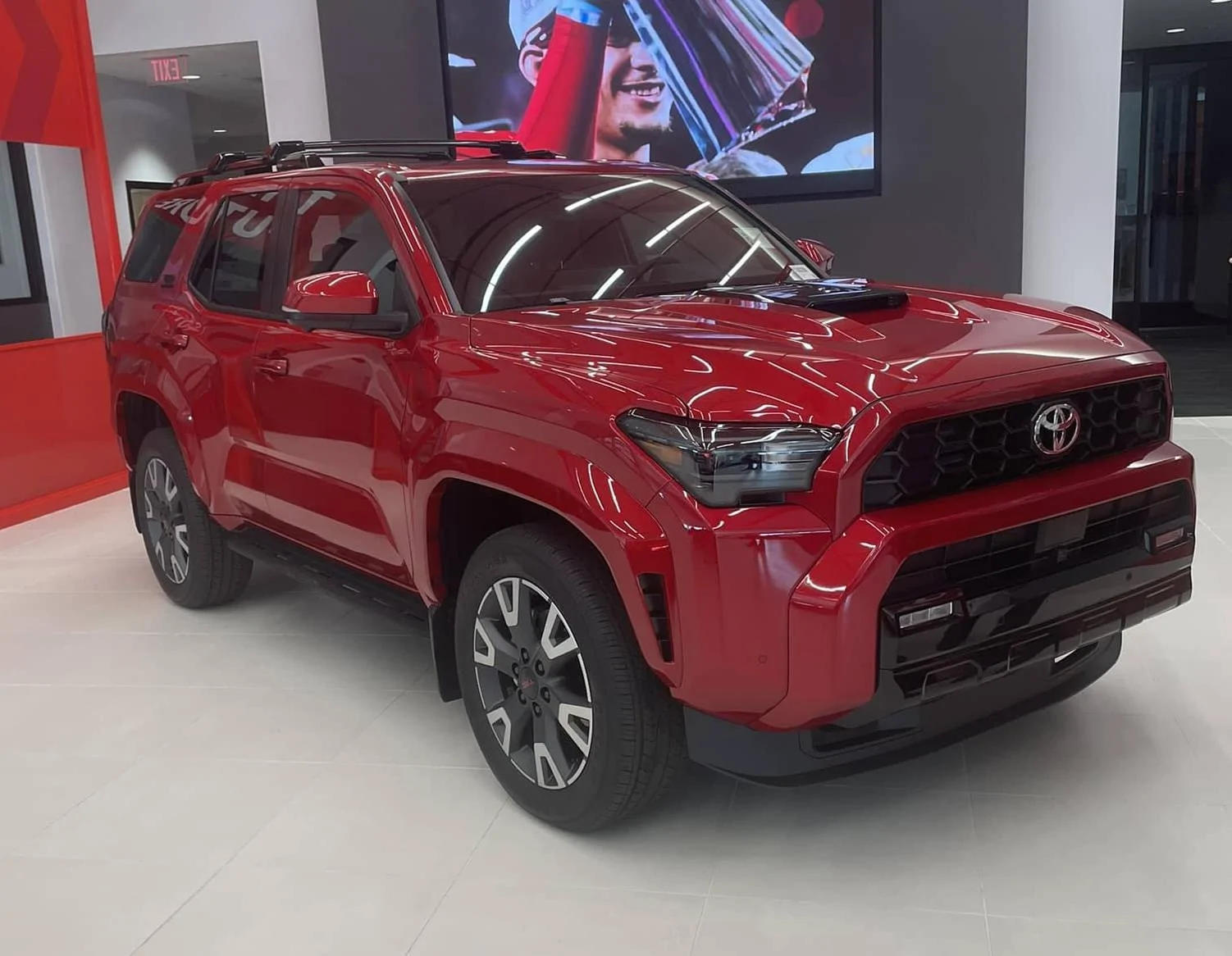 2025 4runner 6th gen Supersonic Red TRD Sport Premium 2025 4Runner 6th Gen First Look - interior & exterior supersonic red 2025 4runner trd sport