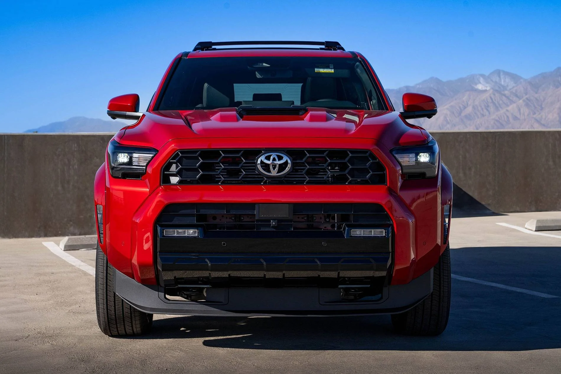 2025 4runner 6th gen Supersonic Red TRD Sport Premium 2025 4Runner 6th Gen First Look - interior & exterior Supersonic Red TRD Sport 2025 4Runner 6th Gen interior & exterior 9