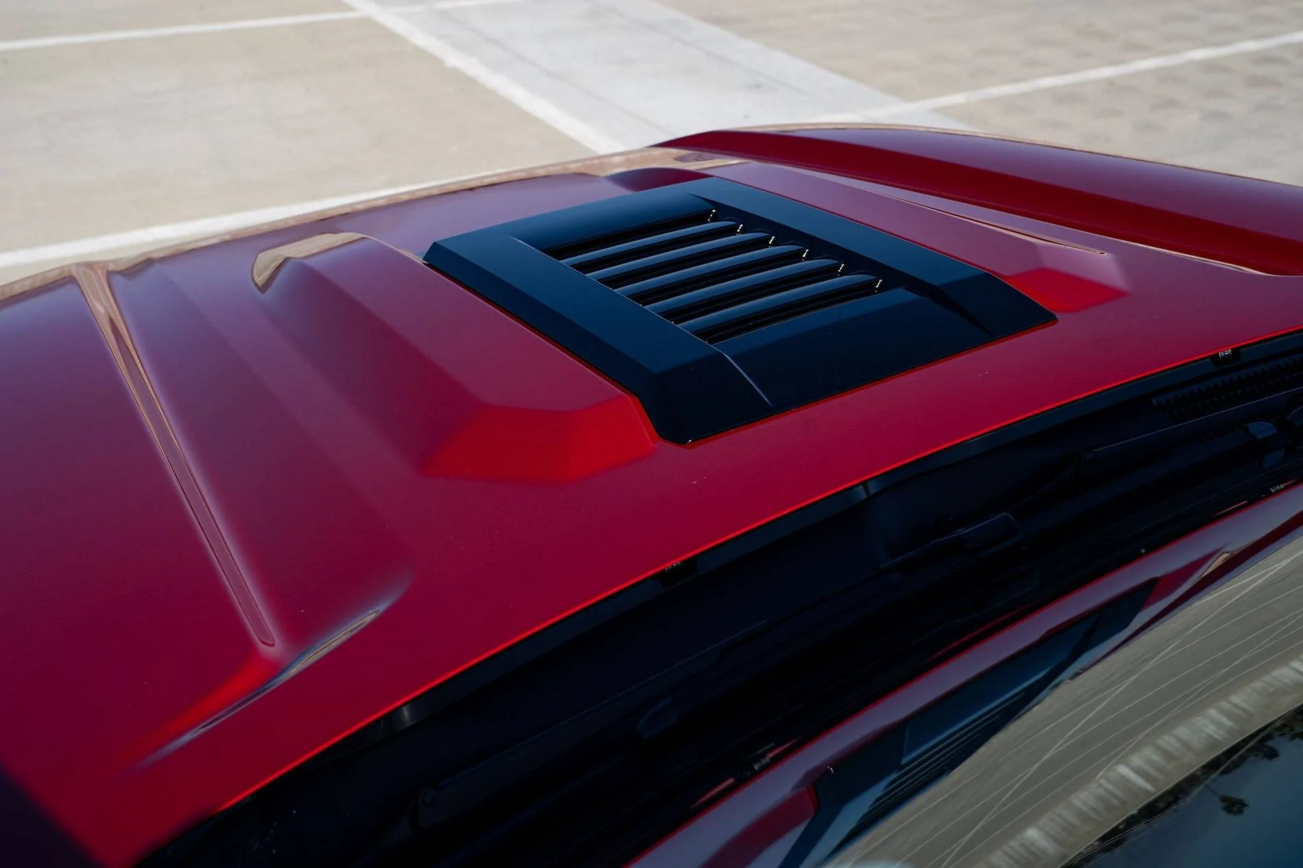 2025 4runner 6th gen Supersonic Red TRD Sport Premium 2025 4Runner 6th Gen First Look - interior & exterior Hood Scoop Supersonic Red TRD Sport 2025 4Runner 6th Gen interior & exterior 2