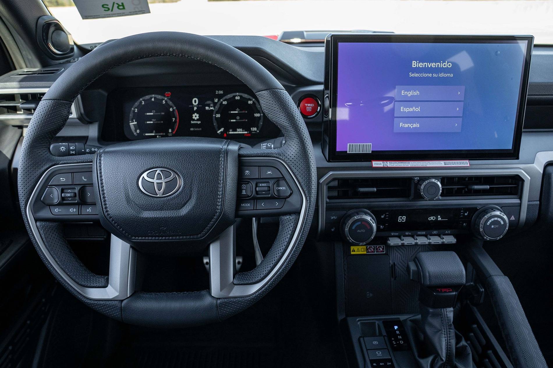 2025 4runner 6th gen Supersonic Red TRD Sport Premium 2025 4Runner 6th Gen First Look - interior & exterior Black Interior TRD Sport Premium Trim 2025 4runner 6th gen