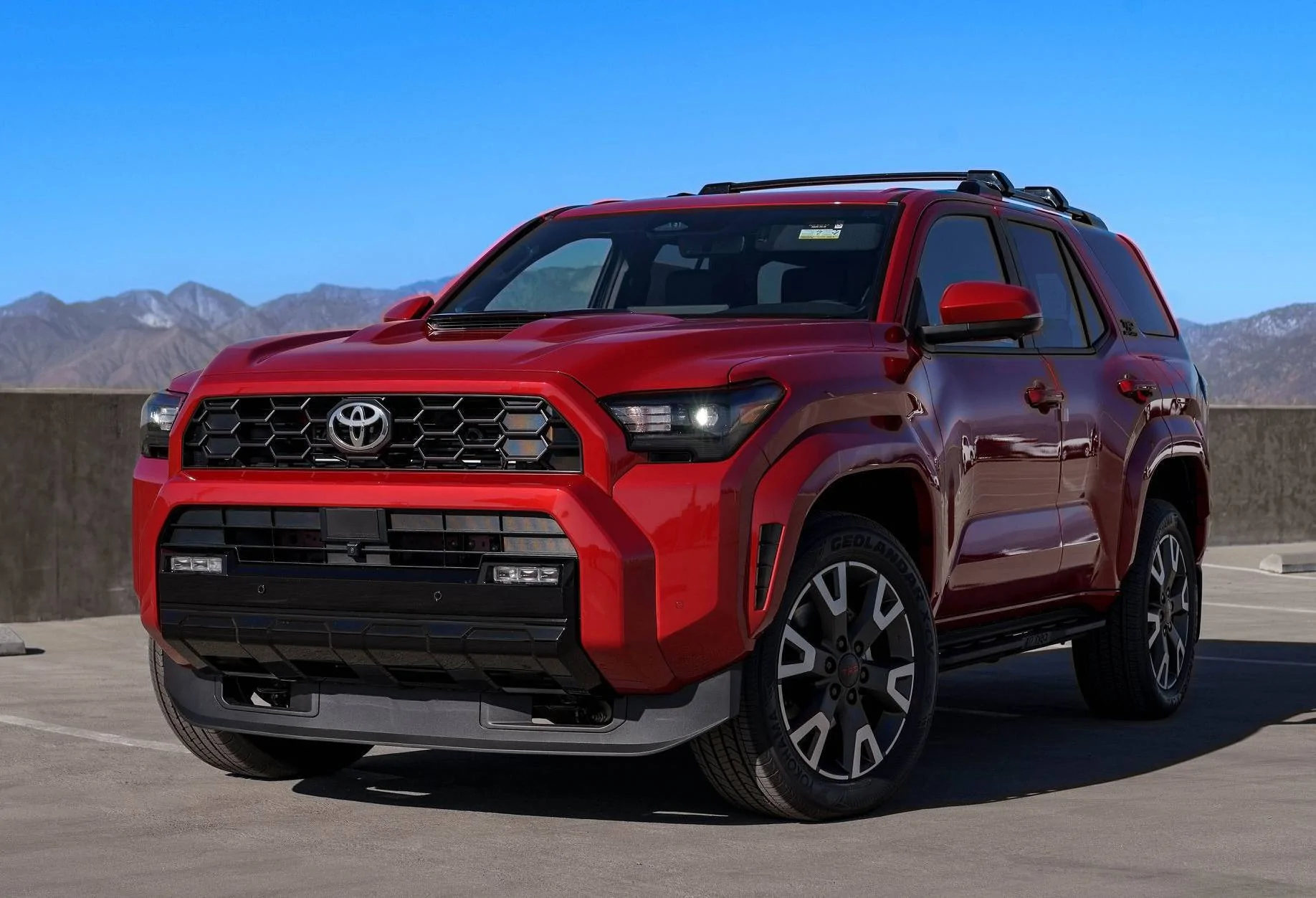 2025 4runner 6th gen Supersonic Red TRD Sport Premium 2025 4Runner 6th Gen First Look - interior & exterior port-2025-4runner-6th-gen-interior-exterior-10-jpg