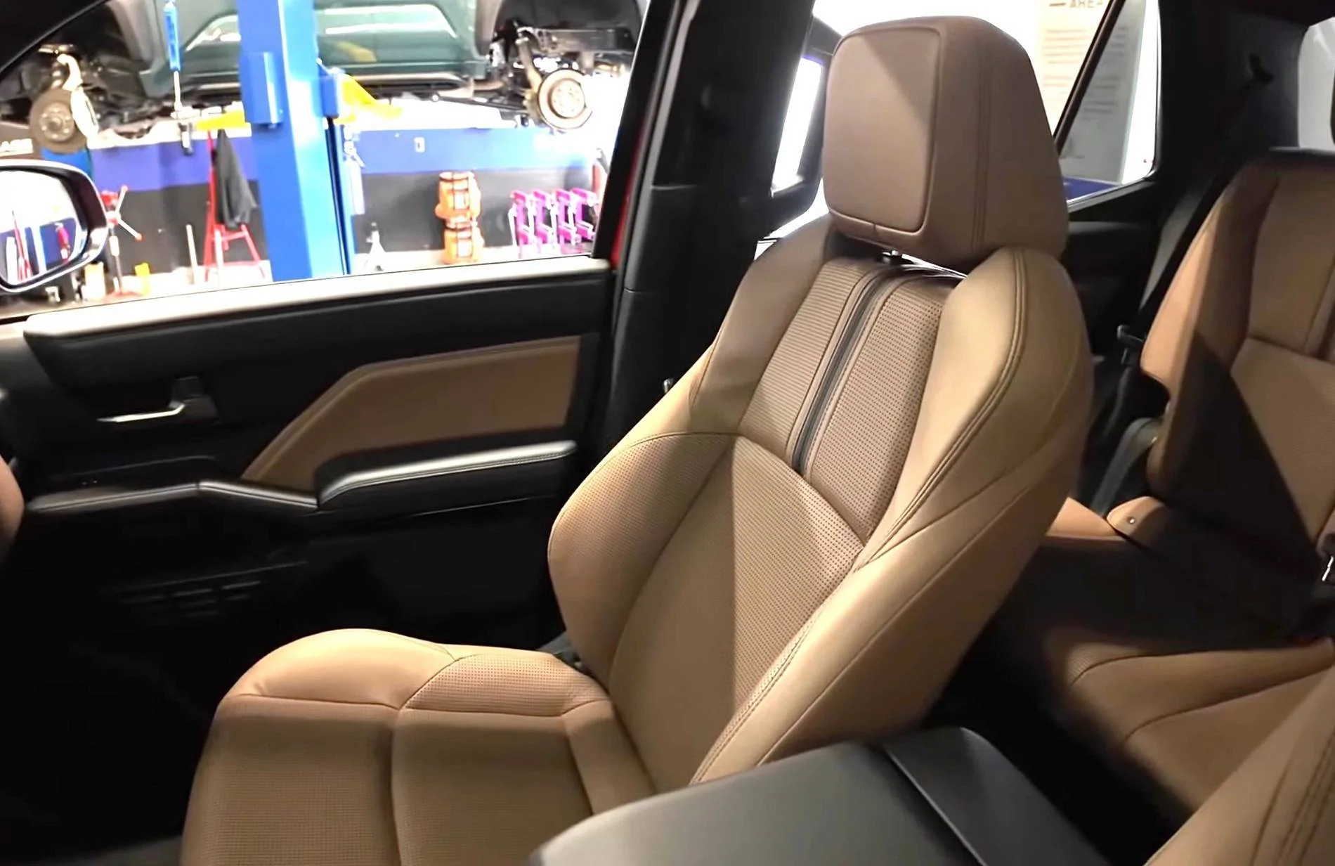 2025 4runner 6th gen Interior: PORTOBELLO - photos Portobello interior 3rd third row seats 2025 4runner 6th gen 1