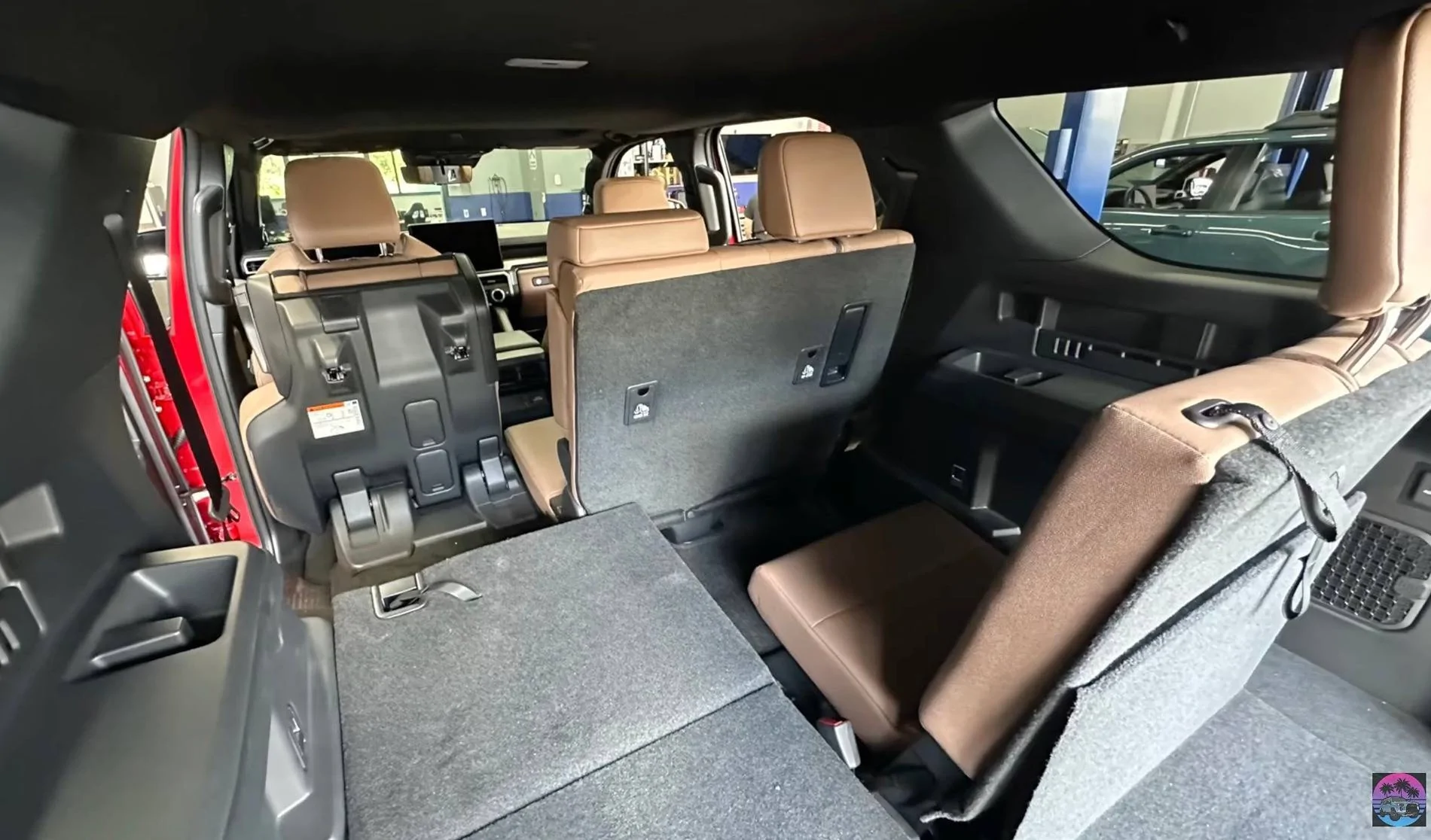 2025 4runner 6th gen Interior: PORTOBELLO - photos Portobello interior 3rd third row seats 2025 4runner 6th gen 5