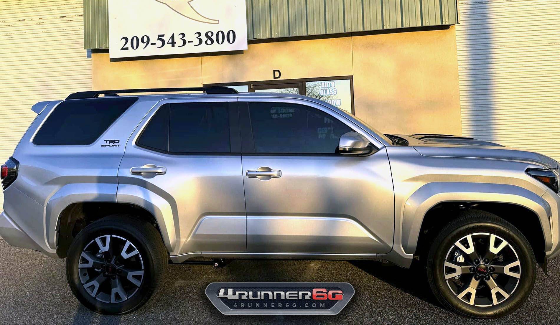 2025 4runner 6th gen Window Tint installed (Ceramic XPEL Prime XR) - 15% front / 20% rear Window Tint XPEL Prime XR Ceramic on Cutting Edge TRD Off-Road 2025 4Runner 6th Gen (1)