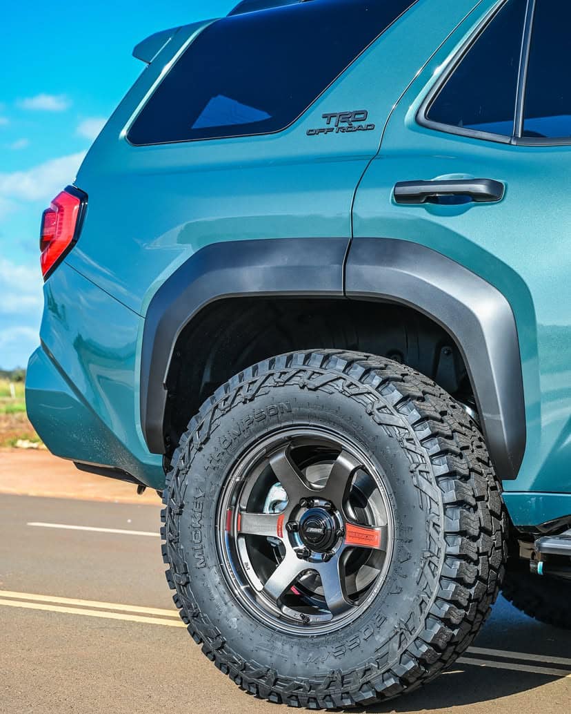 2025 4runner 6th gen 35's, Level Lift Kit, Aftermarket Wheels Volk TE37 on 2025 4Runner TRD Off-Road Build (Everest) by Mjmotorsports808 (6th Gen) 35's on 2025 4Runner TRD Off-Road -- Mjmotorsports808 6th Gen Build 7