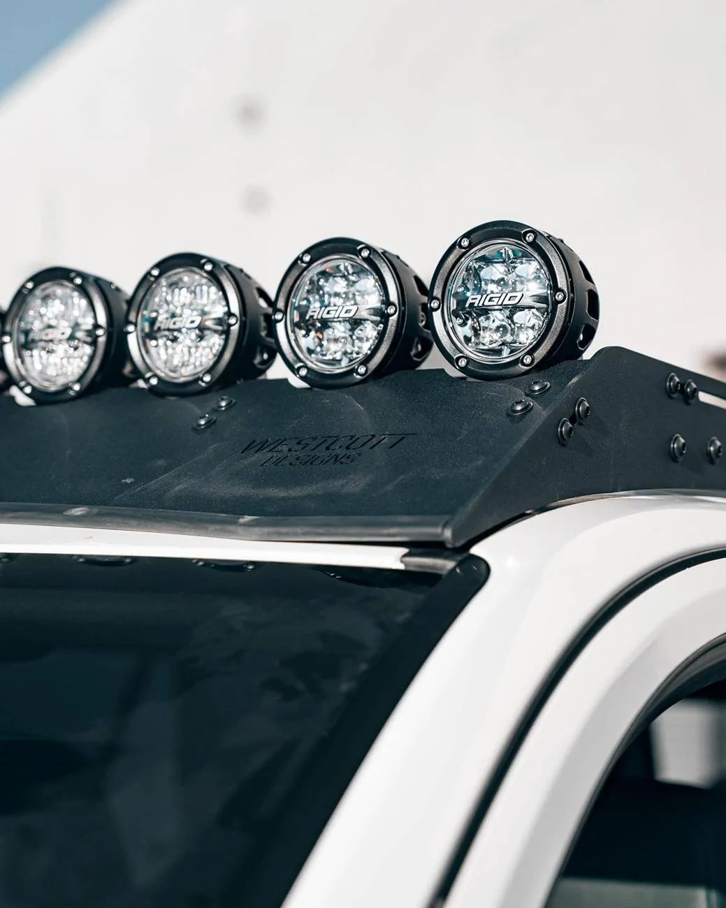 2025 4runner 6th gen First 6th gen 4Runner on 35s, lift kit, aftermarket roof rack  (@ Westcott Designs) light-pods-2025-4runner-6th-gen-westcott-build-jpg