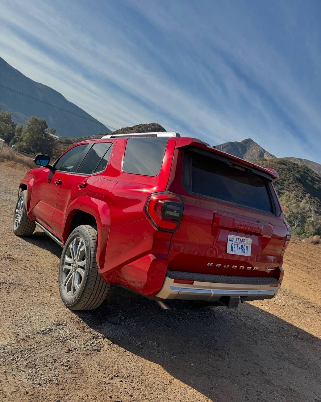 2025 4runner 6th gen SUPERSONIC RED Photos 4Runner 6th Gen (2025+) Limited trim 2025 4runner 6th gen in sun 1