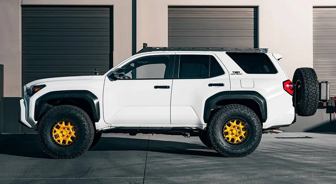 2025 4runner 6th gen Westcott Aftermarket 2025 4Runner 6th Gen Build Complete w/ Pre-Collar Lift Kit, 35's 2025 4runner build rig by Westcott Designs gold wheels lift kit 35%22 tires 35s 2