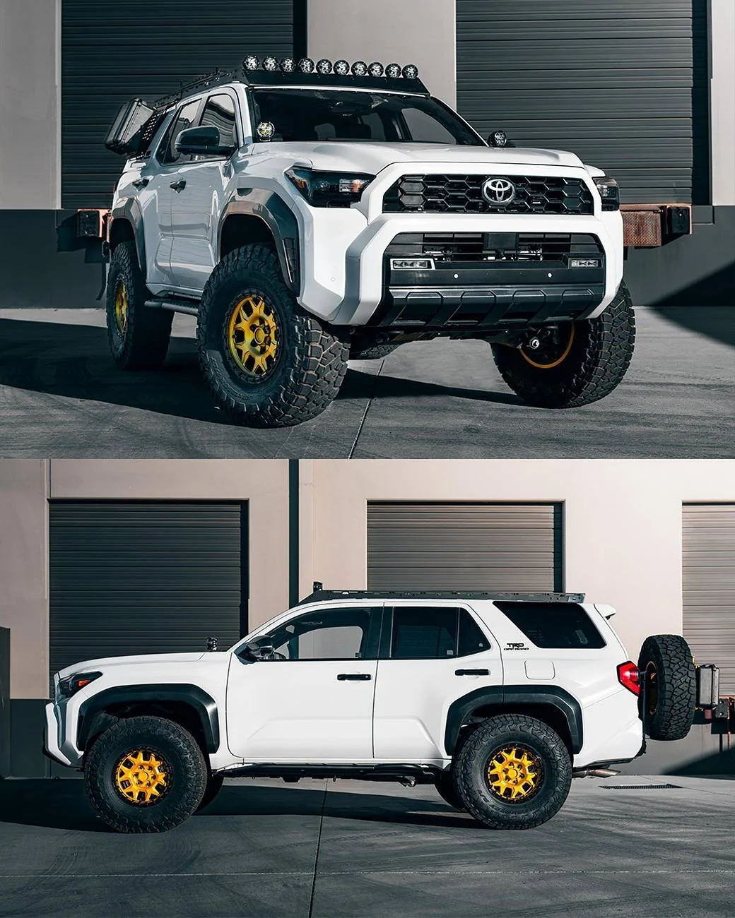 2025 4runner 6th gen ICE CAP WHITE Photos 4Runner 6th Gen (2025+) designs-gold-wheels-lift-kit-35-22-tires-35s-4-jpg