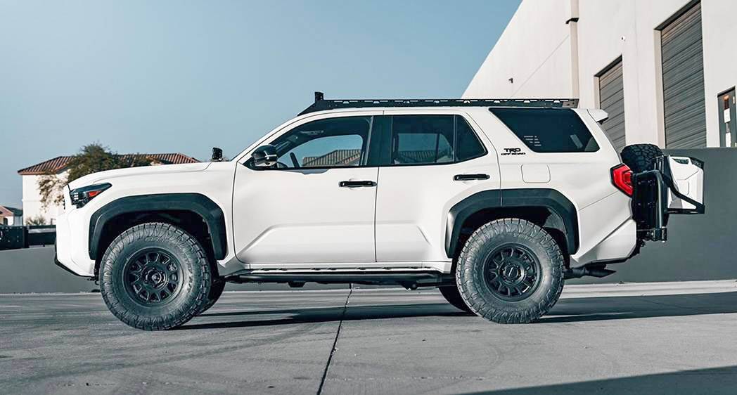 2025 4runner 6th gen 35's, Level Lift Kit, Aftermarket Wheels Volk TE37 on 2025 4Runner TRD Off-Road Build (Everest) by Mjmotorsports808 (6th Gen) Aftermarket 2025 4Runner 6th Gen Build by Westcott Designs 6