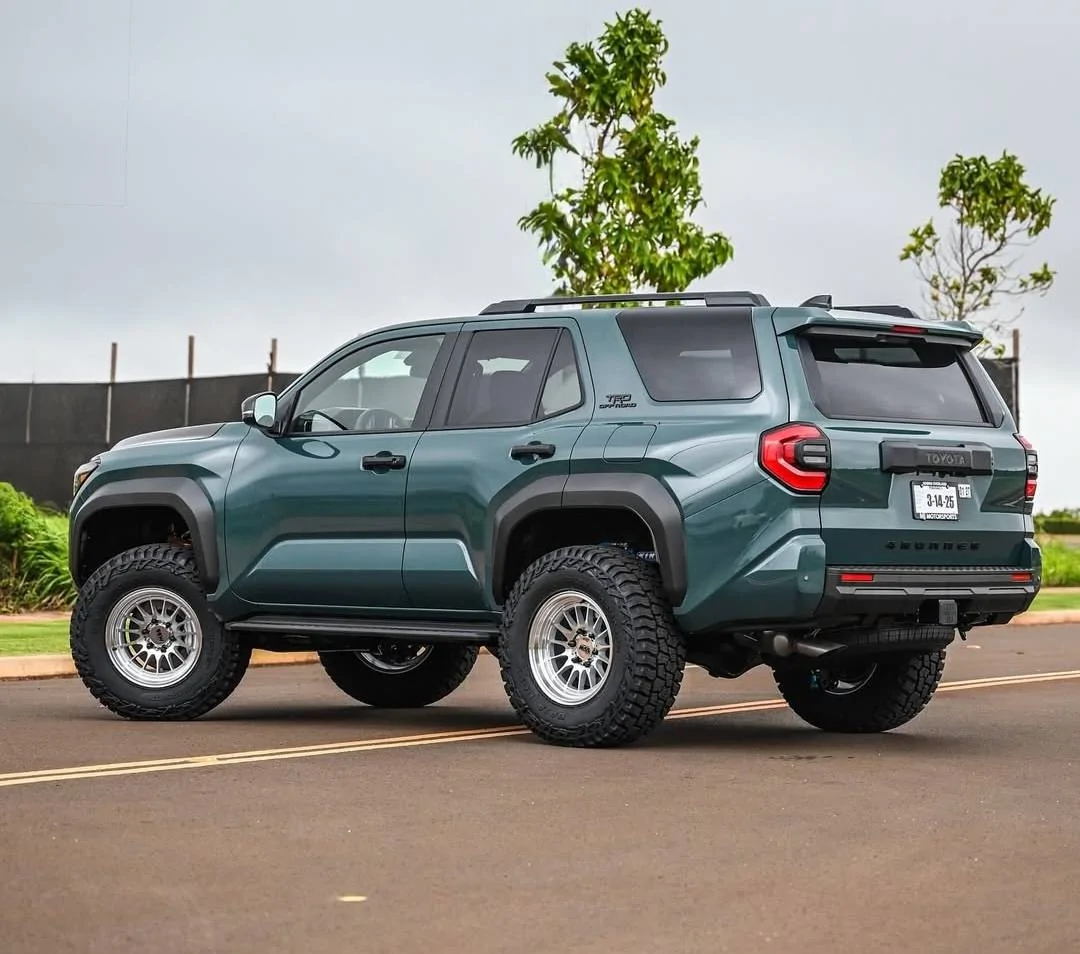 2025 4runner 6th gen Aftermarket Wheels, Bigger Tires, Lift Kits (Compilation) for 2025+ 4Runner 6th Gen -- Add Yours! 2025 4Runner TRD Off-Road build on 0 offset wheels, 33's Mickey Thompson Baja Boss AT, 3%22 L