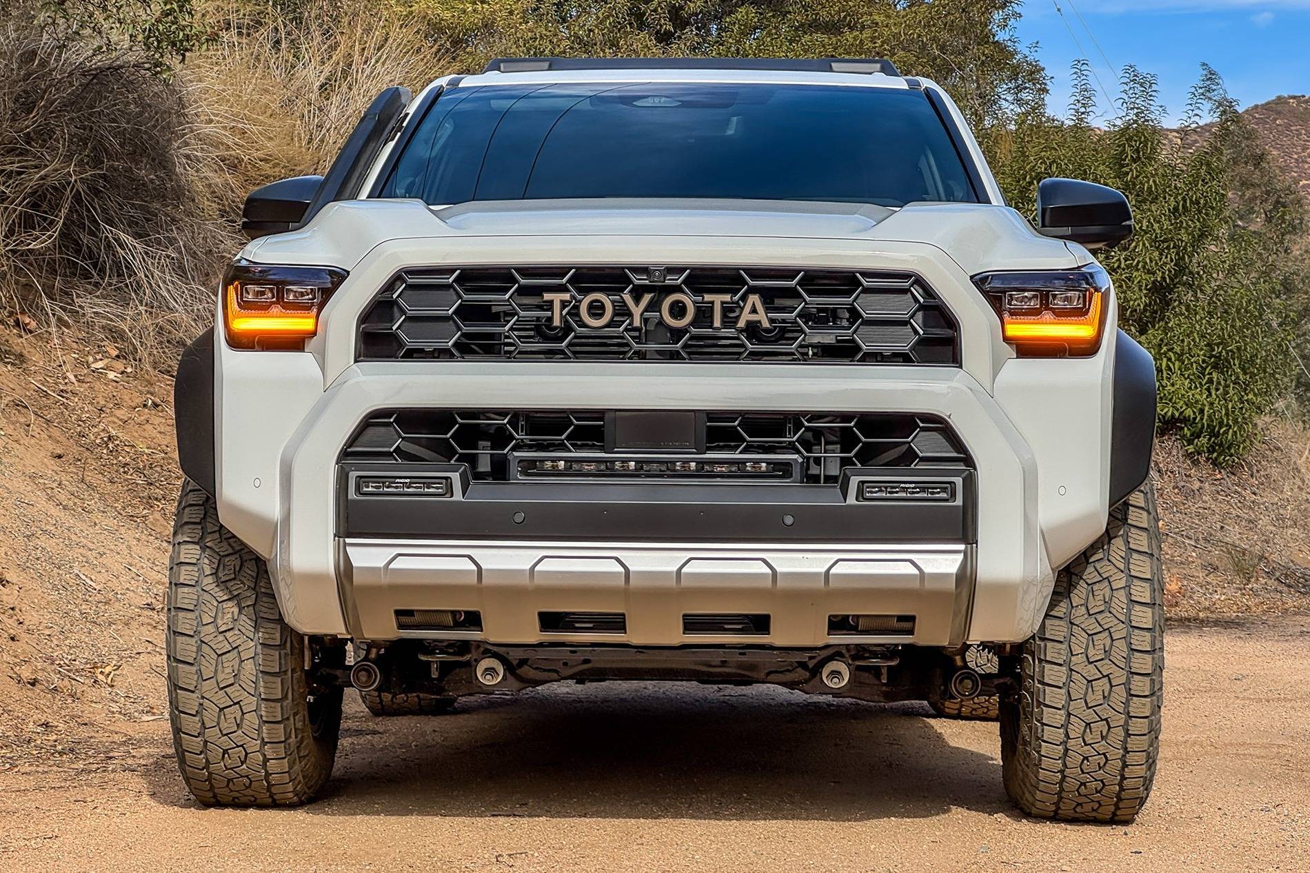 2025 4runner 6th gen ICE CAP WHITE Photos 4Runner 6th Gen (2025+) cap-white-4runner-trailhunter-6th-gen-photos-1-