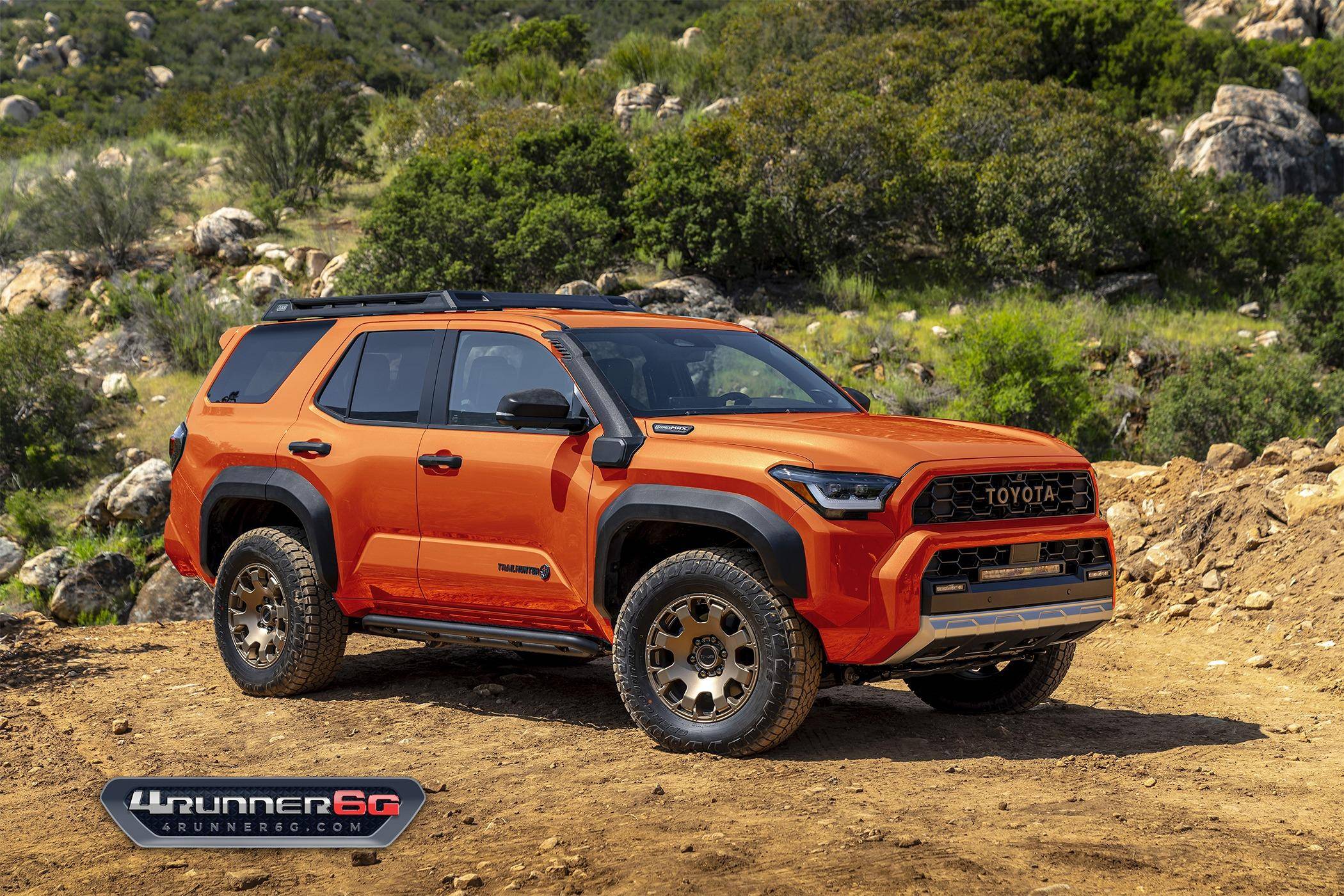 2025 4runner 6th gen 2026 4Runner New Colors - Which existing or new colors would you like? trailhunter-front-solar-octane-