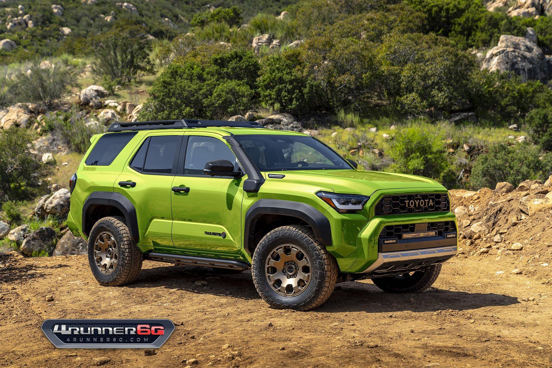 2025 4runner 6th gen 2026 4Runner New Colors - Which existing or new colors would you like? trailhunter-electric-lime-front-