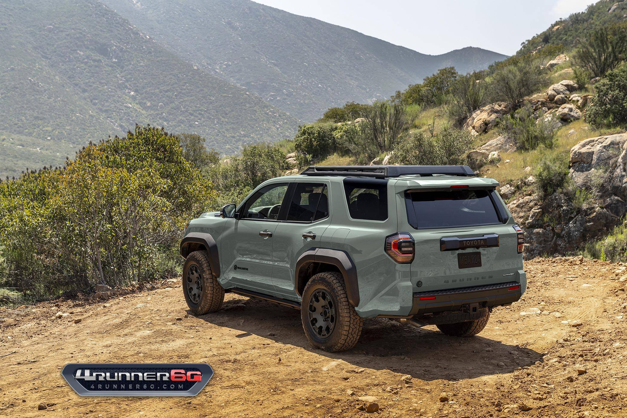 2025 4runner 6th gen 2026 4Runner New Colors - Which existing or new colors would you like? trailhunter-lunar-rock-rear-
