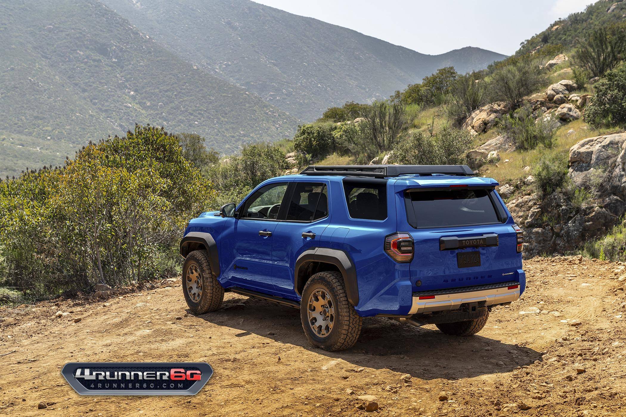 2025 4runner 6th gen 2026 4Runner New Colors - Which existing or new colors would you like? trailhunter-blue-crush-rear-