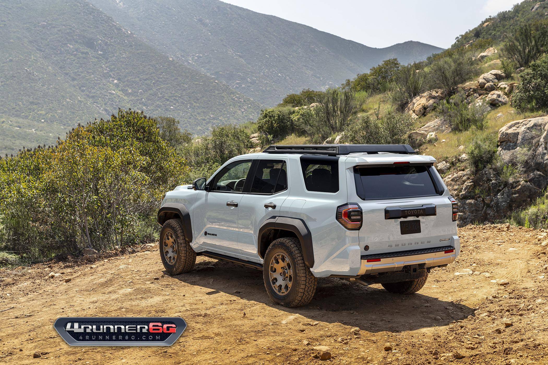 2025 4runner 6th gen 2026 4Runner New Colors - Which existing or new colors would you like? trailhunter-wind-chill-pearl-rear-