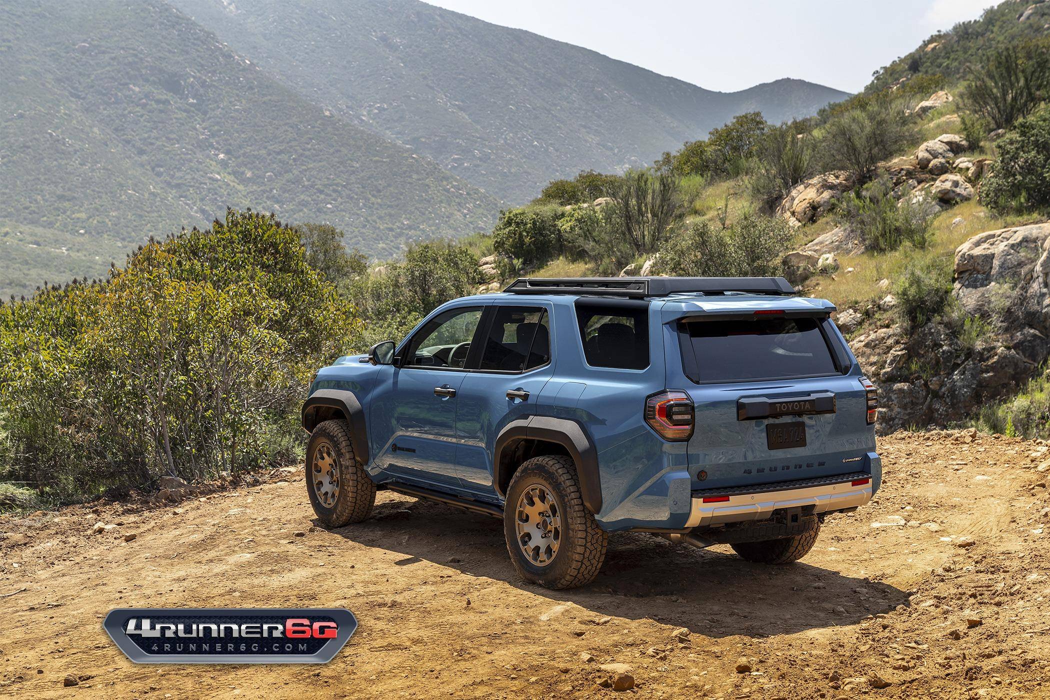 2025 4runner 6th gen 2026 4Runner New Colors - Which existing or new colors would you like? trailhunter-heritage-blue-rear-