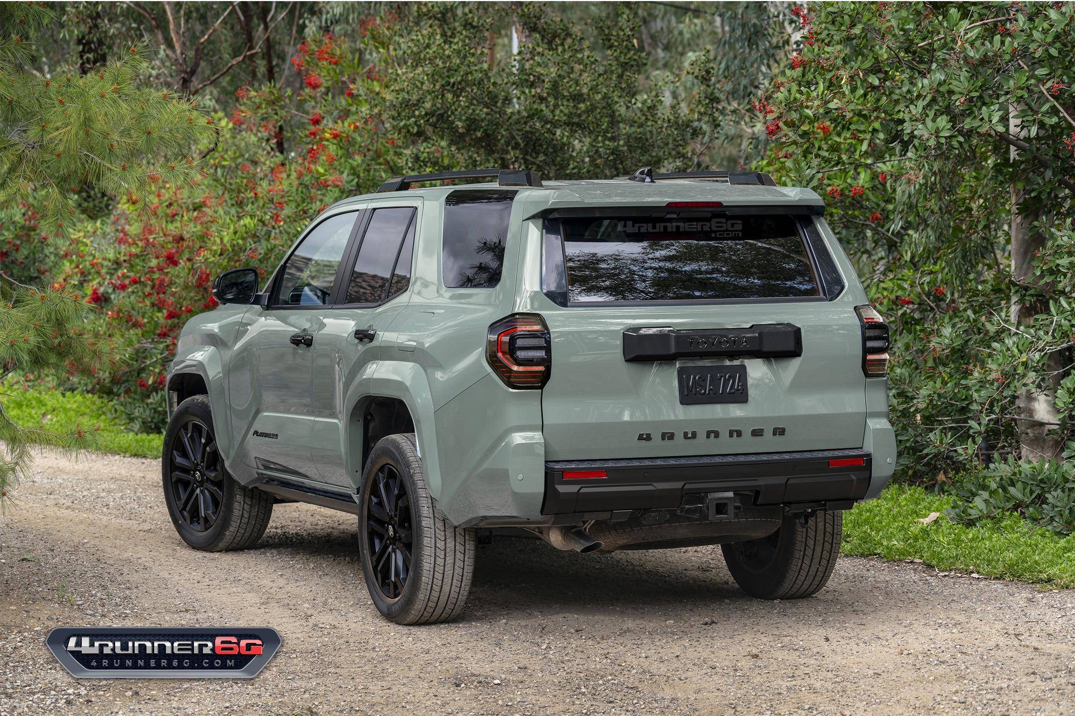2025 4runner 6th gen 2026 4Runner New Colors - Which existing or new colors would you like? platinum-lunar-rock-rear-