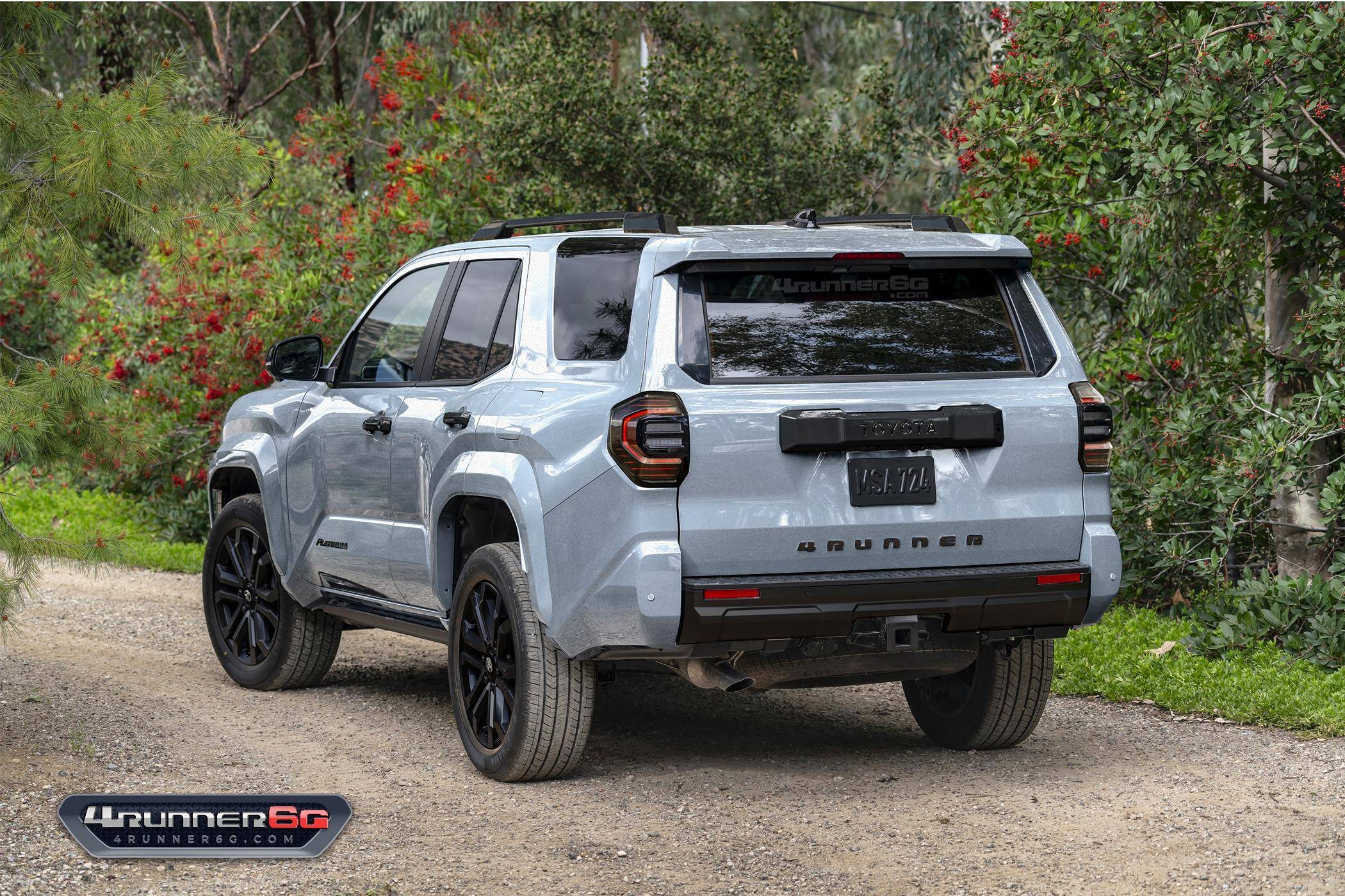 2025 4runner 6th gen 2026 4Runner New Colors - Which existing or new colors would you like? platinum-celestial-silver-rear-