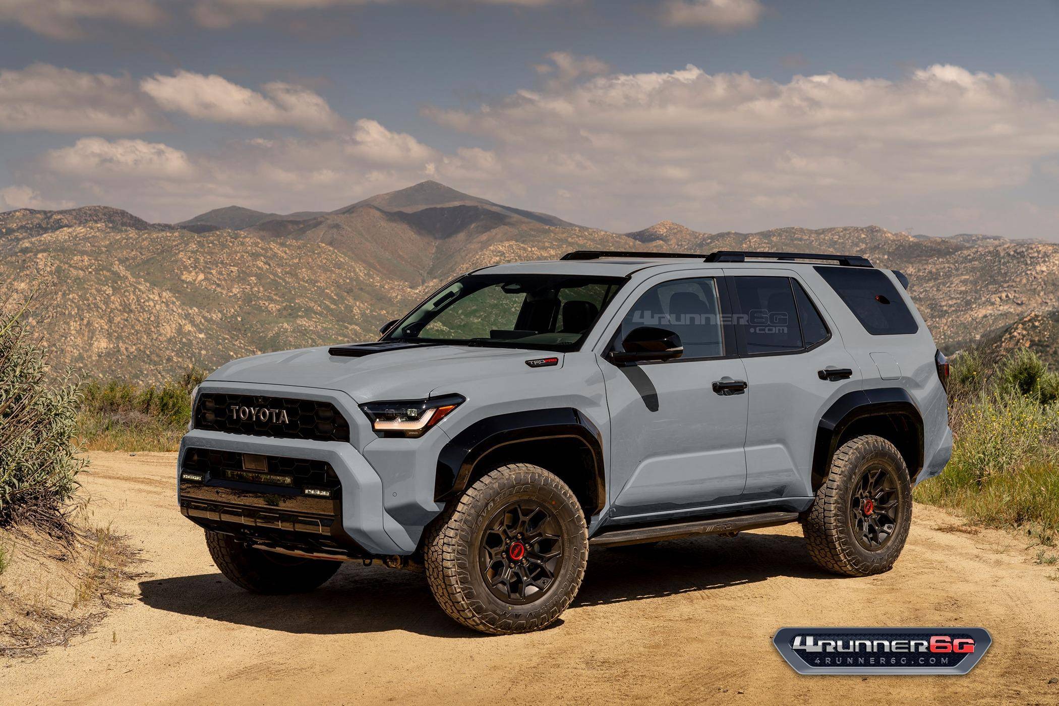 2025 4runner 6th gen 2026 4Runner New Colors - Which existing or new colors would you like? trdpro-cement-front-