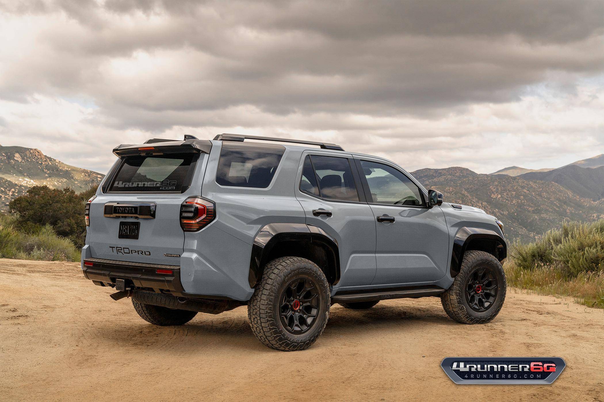 2025 4runner 6th gen 2026 4Runner New Colors - Which existing or new colors would you like? trdpro-cement-rear-