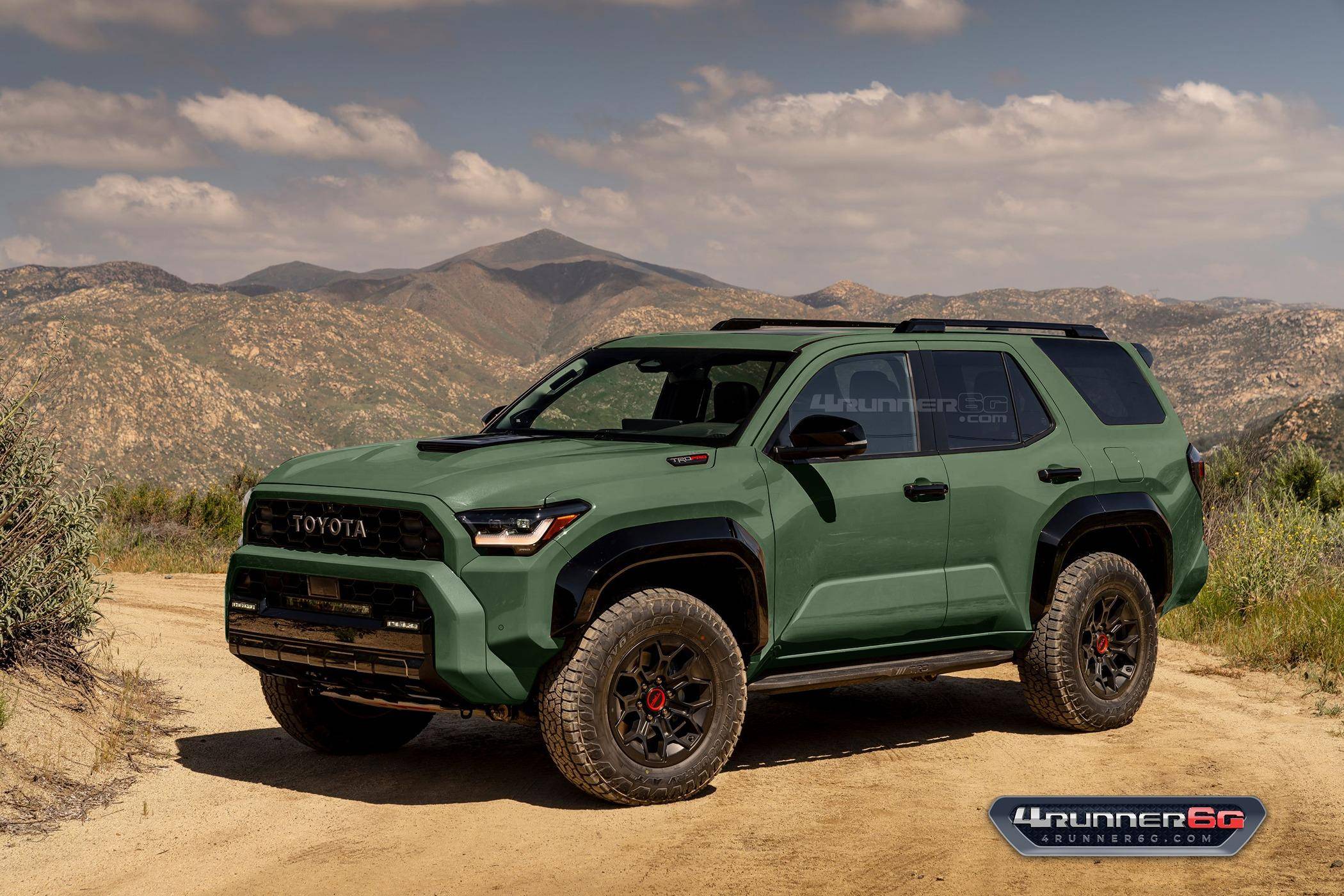 2025 4runner 6th gen 2026 4Runner New Colors - Which existing or new colors would you like? trdpro-army-green-front-