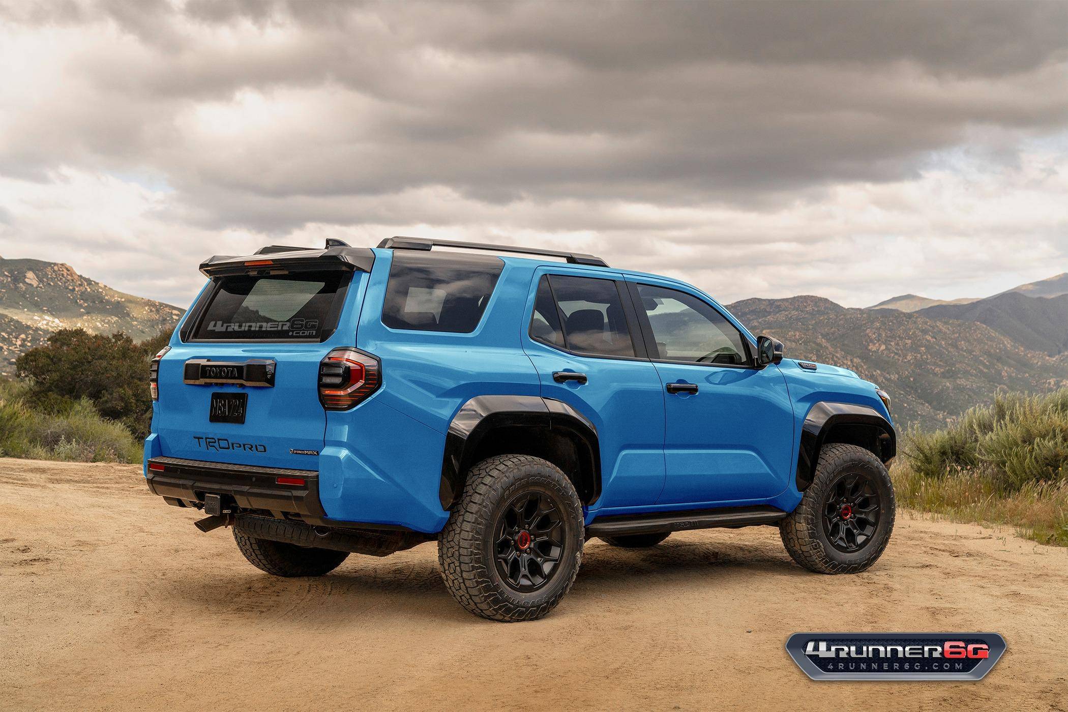 2025 4runner 6th gen 2026 4Runner New Colors - Which existing or new colors would you like? trdpro-voodoo-blue-rear-